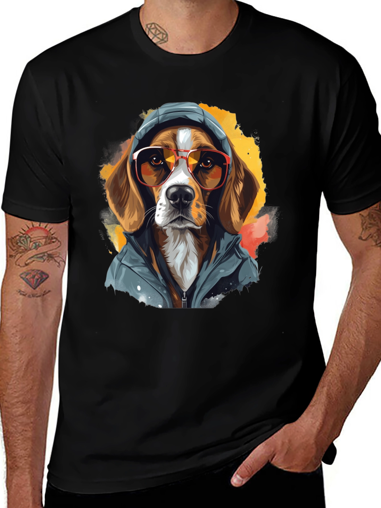 Cool Dog Graphic Tee - Stylish Pet Lover Shirt
