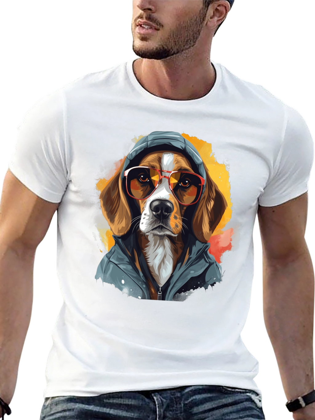 Cool Dog Graphic Tee - Stylish Pet Lover Shirt