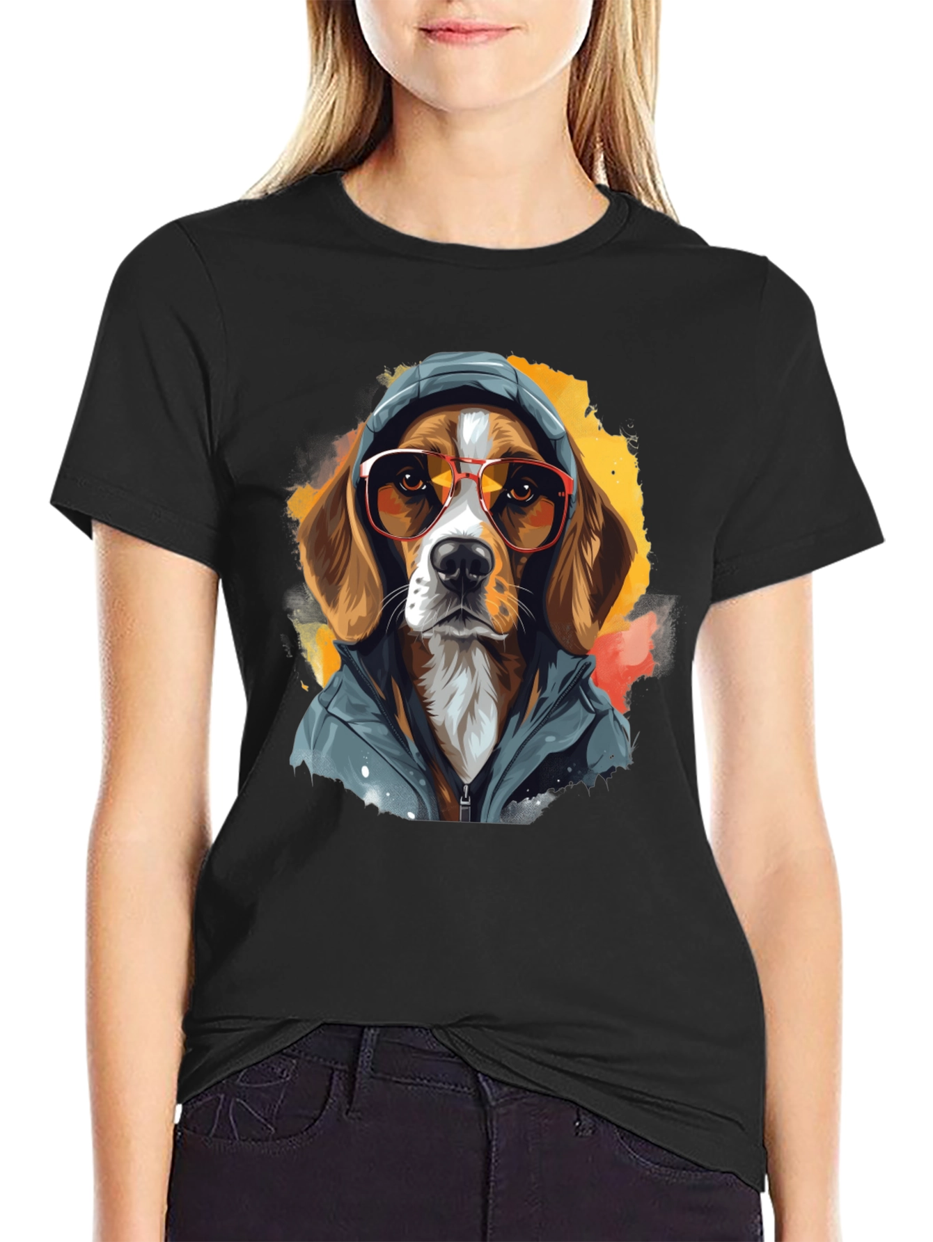 Cool Dog Graphic Tee - Stylish Pet Lover Shirt