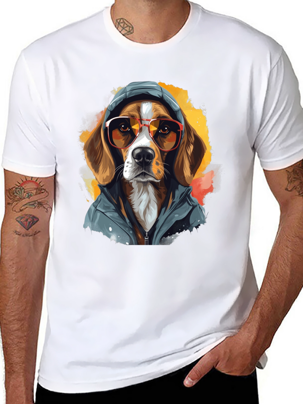 Cool Dog Graphic Tee - Stylish Pet Lover Shirt