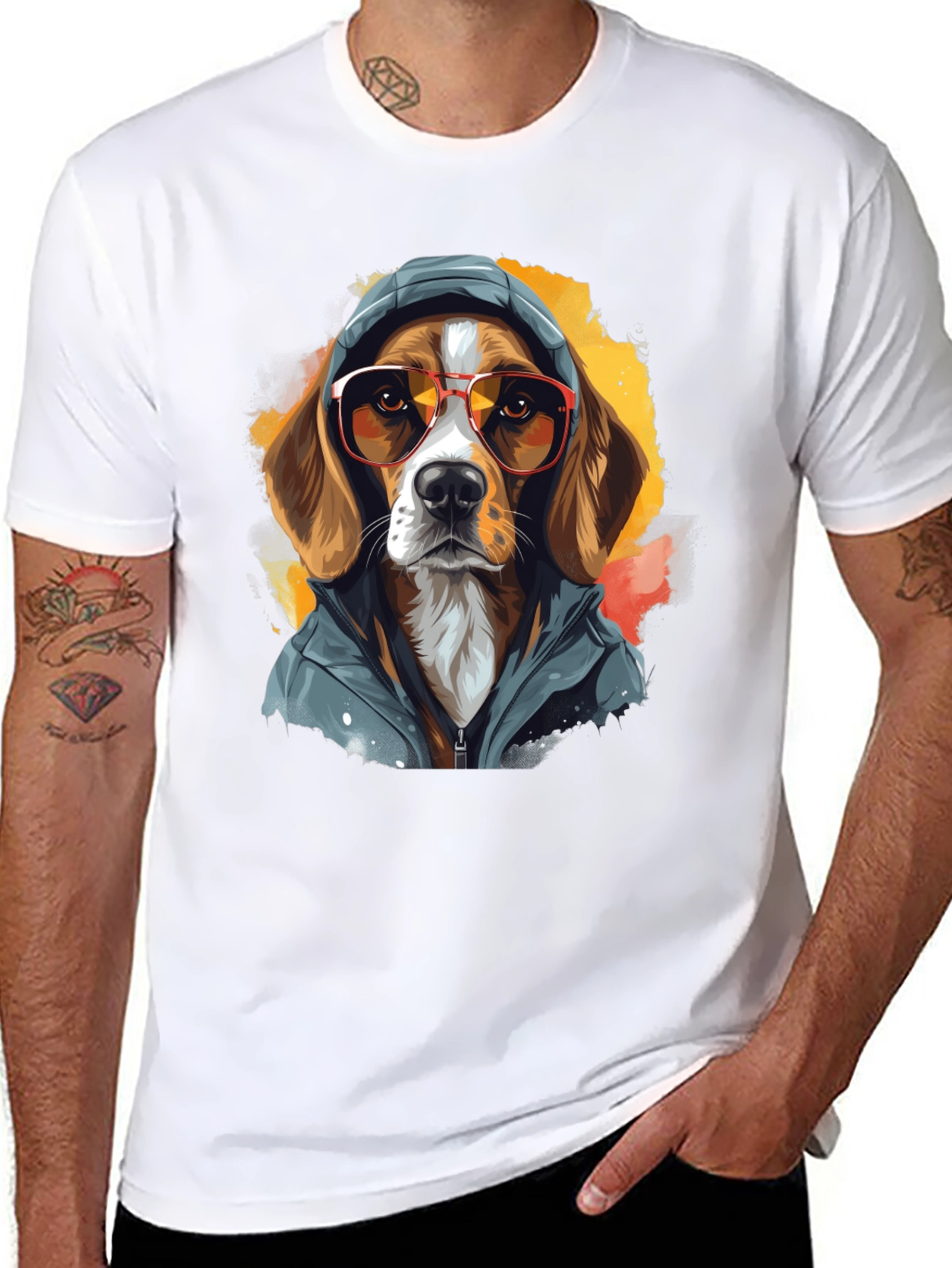 Cool Dog Graphic Tee - Stylish Pet Lover Shirt