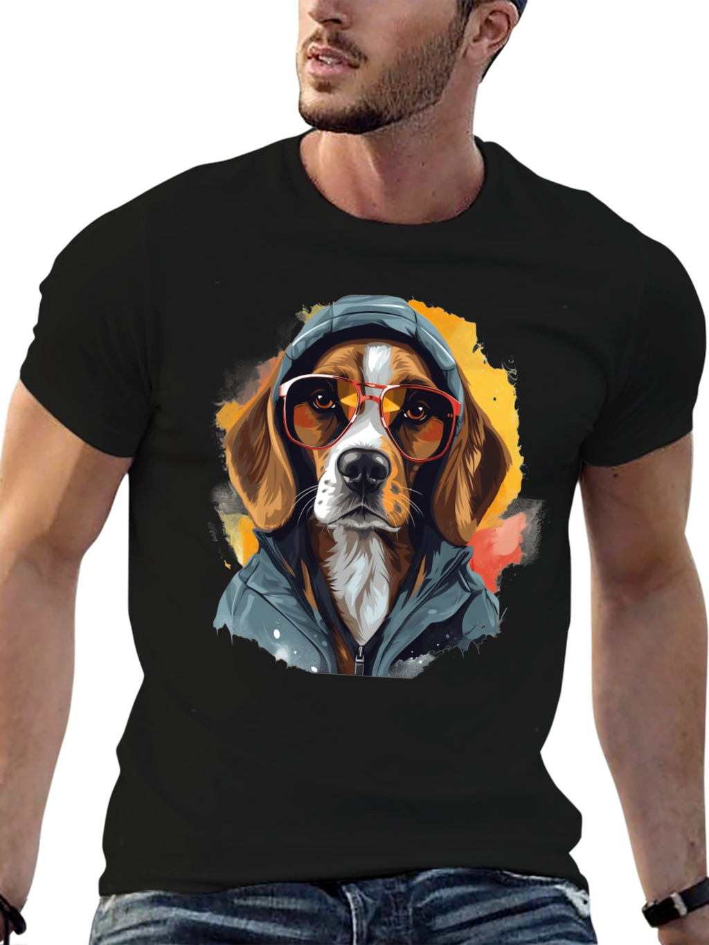Cool Dog Graphic Tee - Stylish Pet Lover Shirt