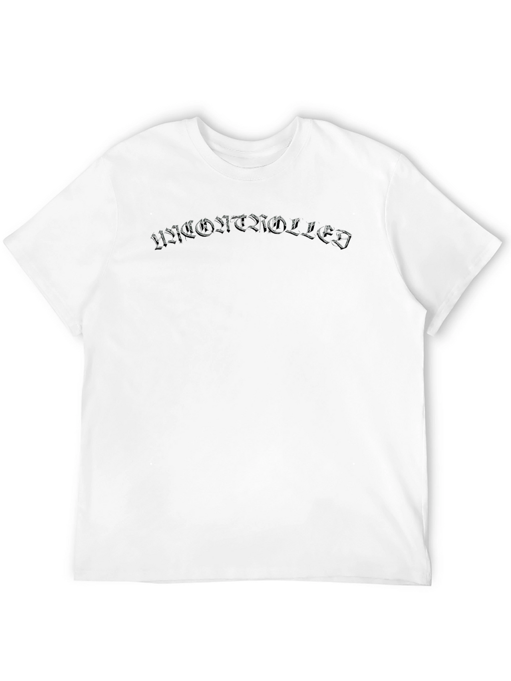Uncontrolled Black Graphic Tee