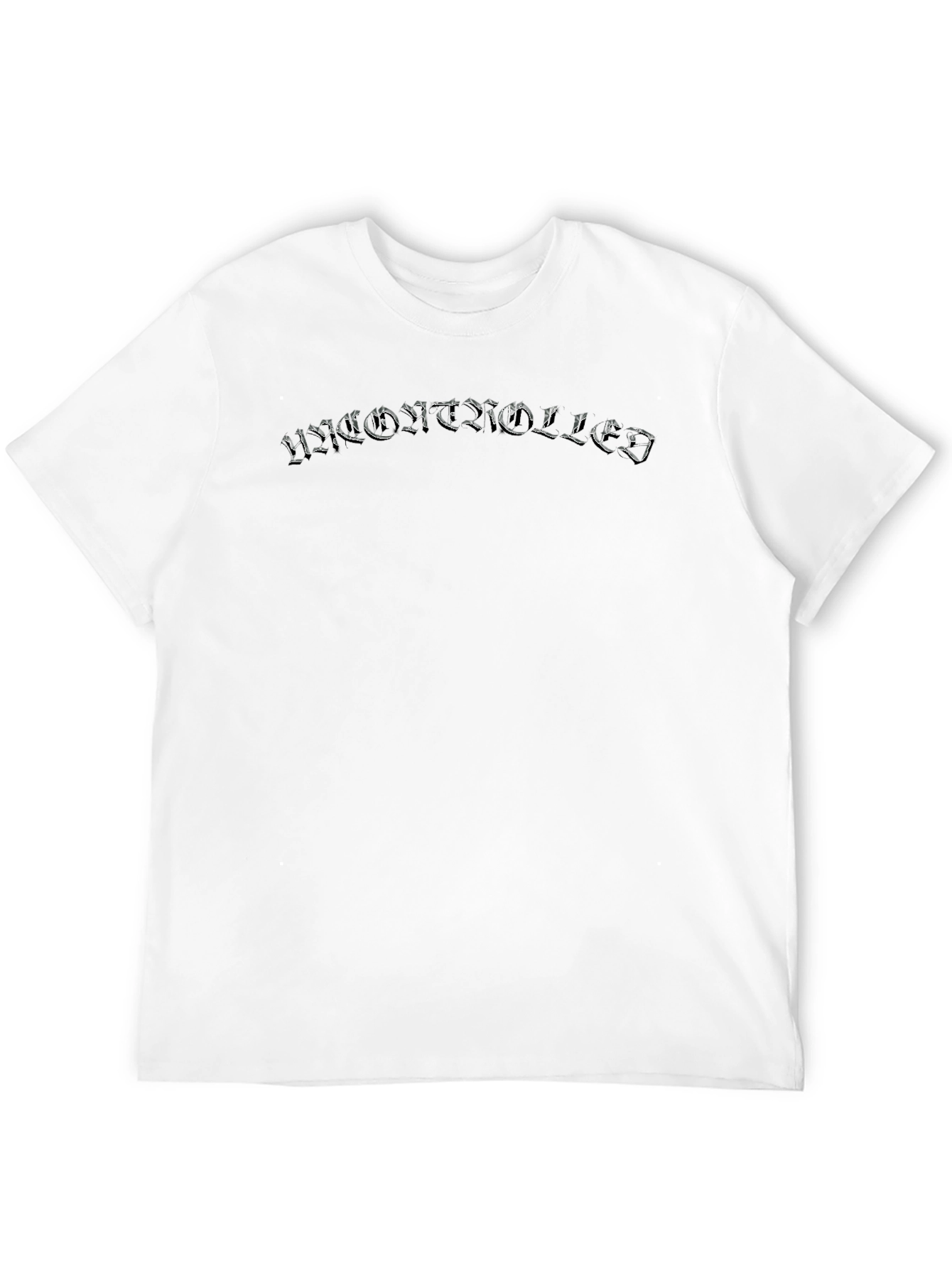 Uncontrolled Black Graphic Tee