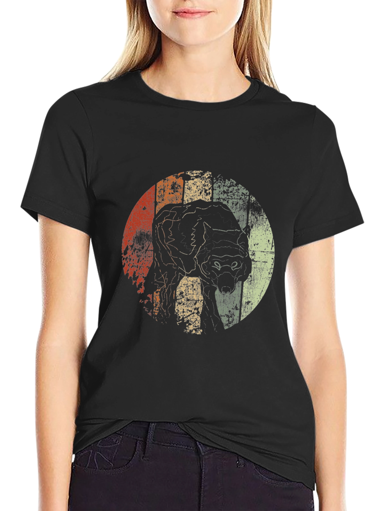 Vintage Panther Graphic Tee - Retro Style Comfort