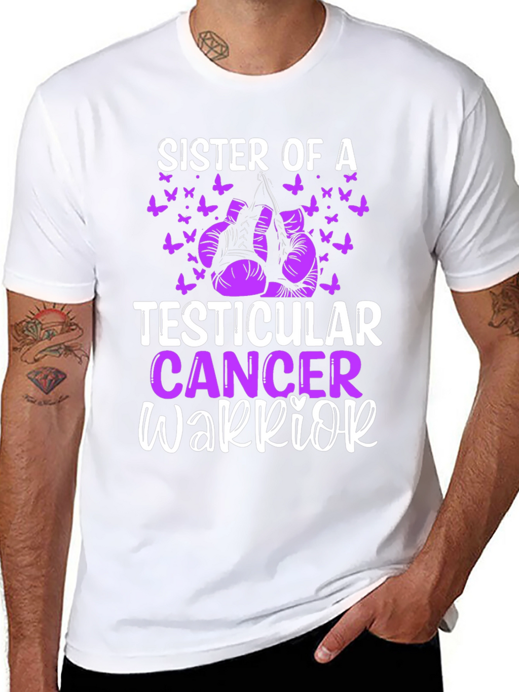 Sister of a Testicular Cancer Warrior T-Shirt
