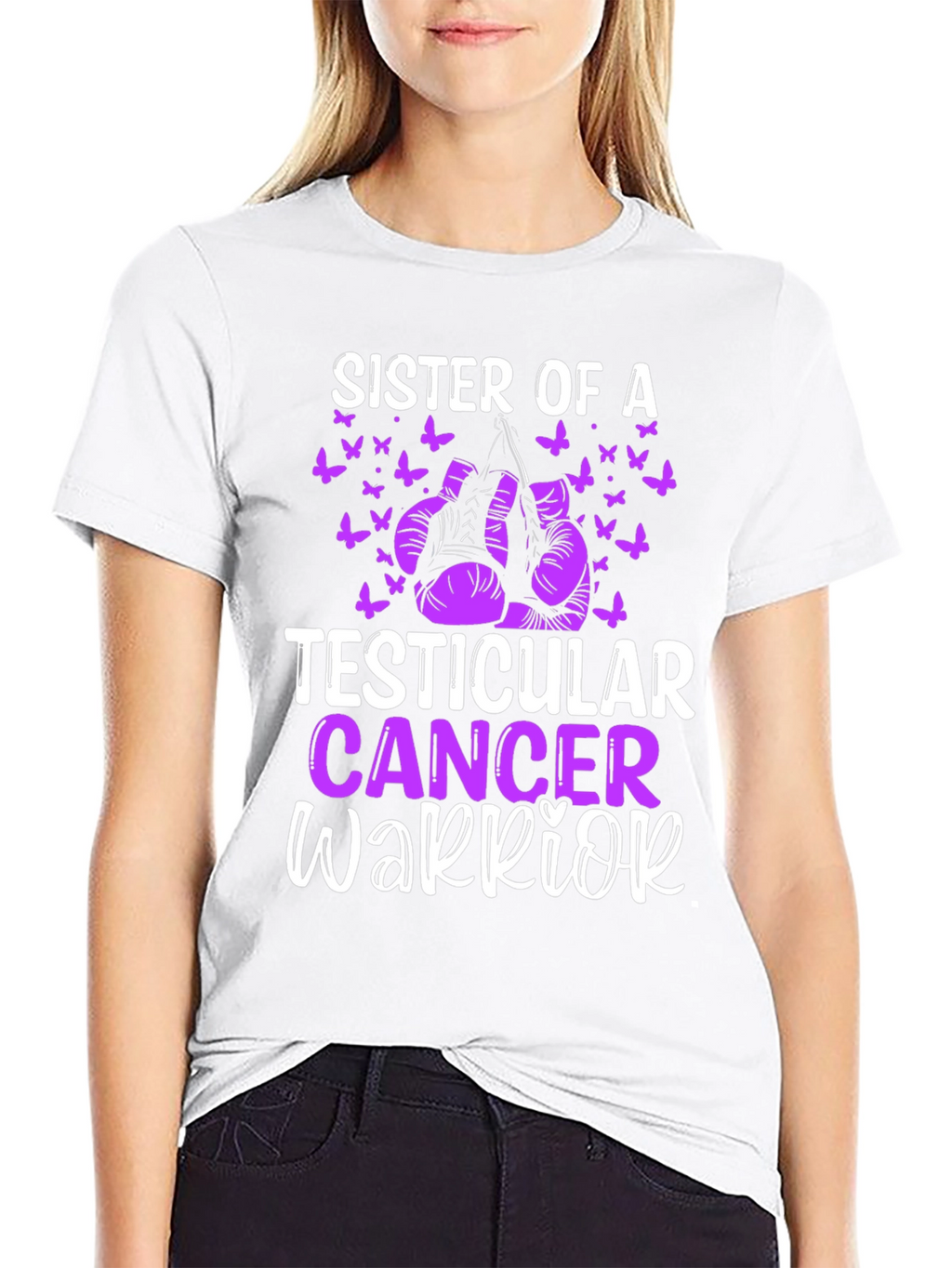 Sister of a Testicular Cancer Warrior T-Shirt