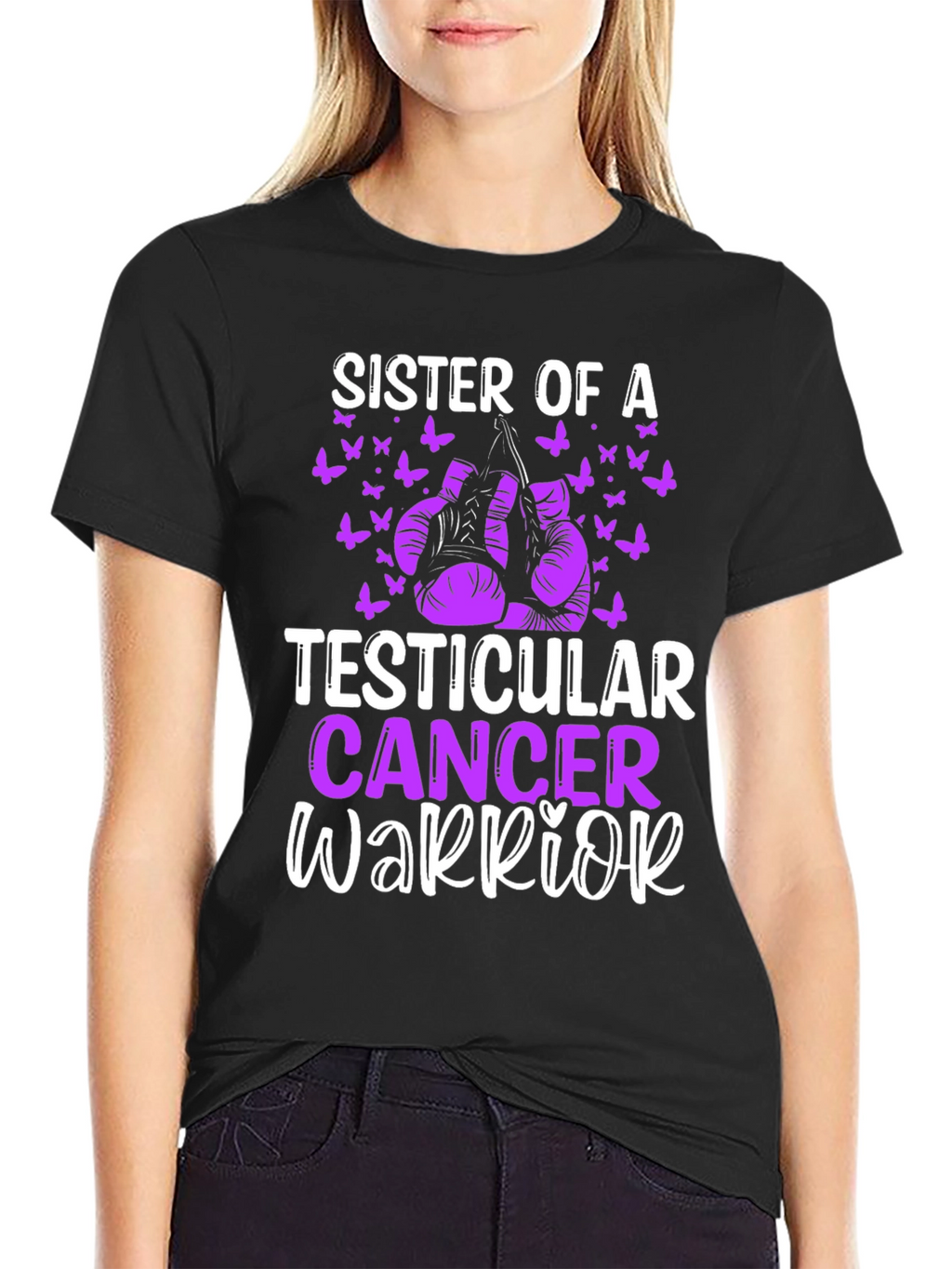 Sister of a Testicular Cancer Warrior T-Shirt