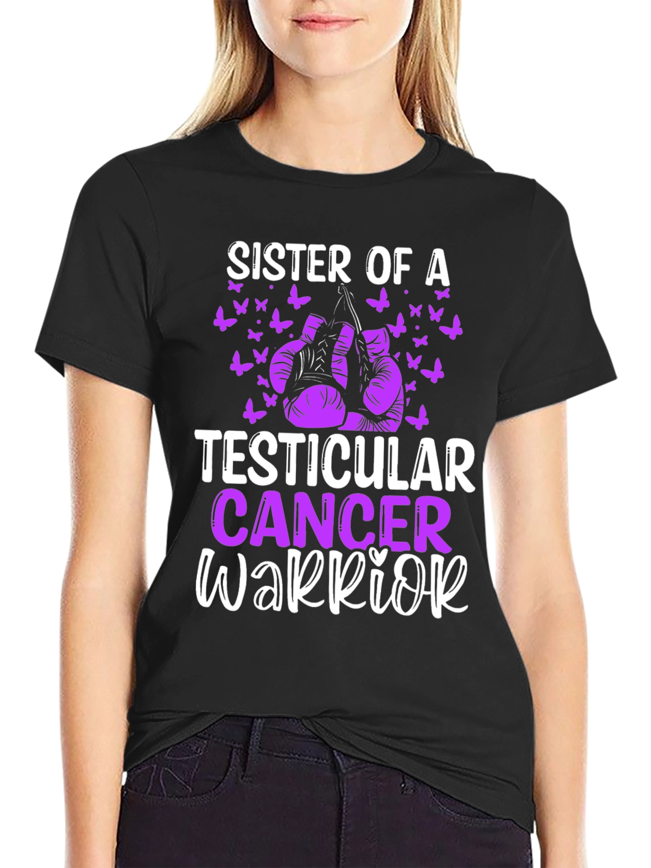 Sister of a Testicular Cancer Warrior T-Shirt
