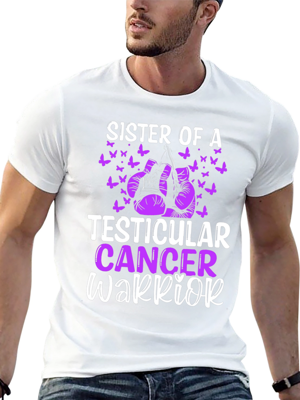 Sister of a Testicular Cancer Warrior T-Shirt