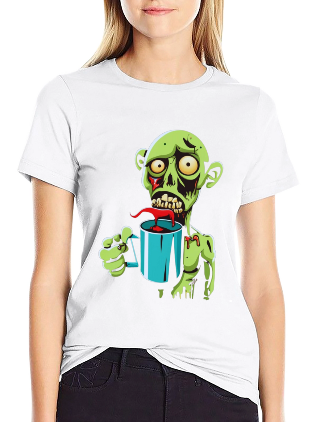 Zombie Coffee Lover Graphic Tee