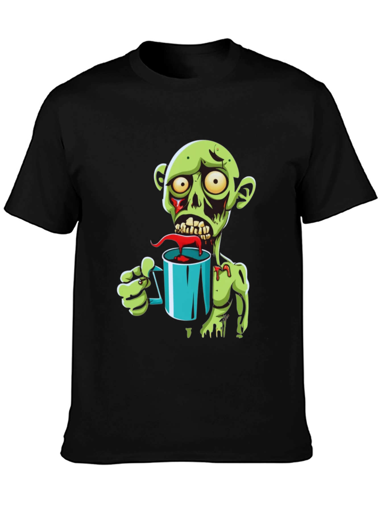 Zombie Coffee Lover Graphic Tee