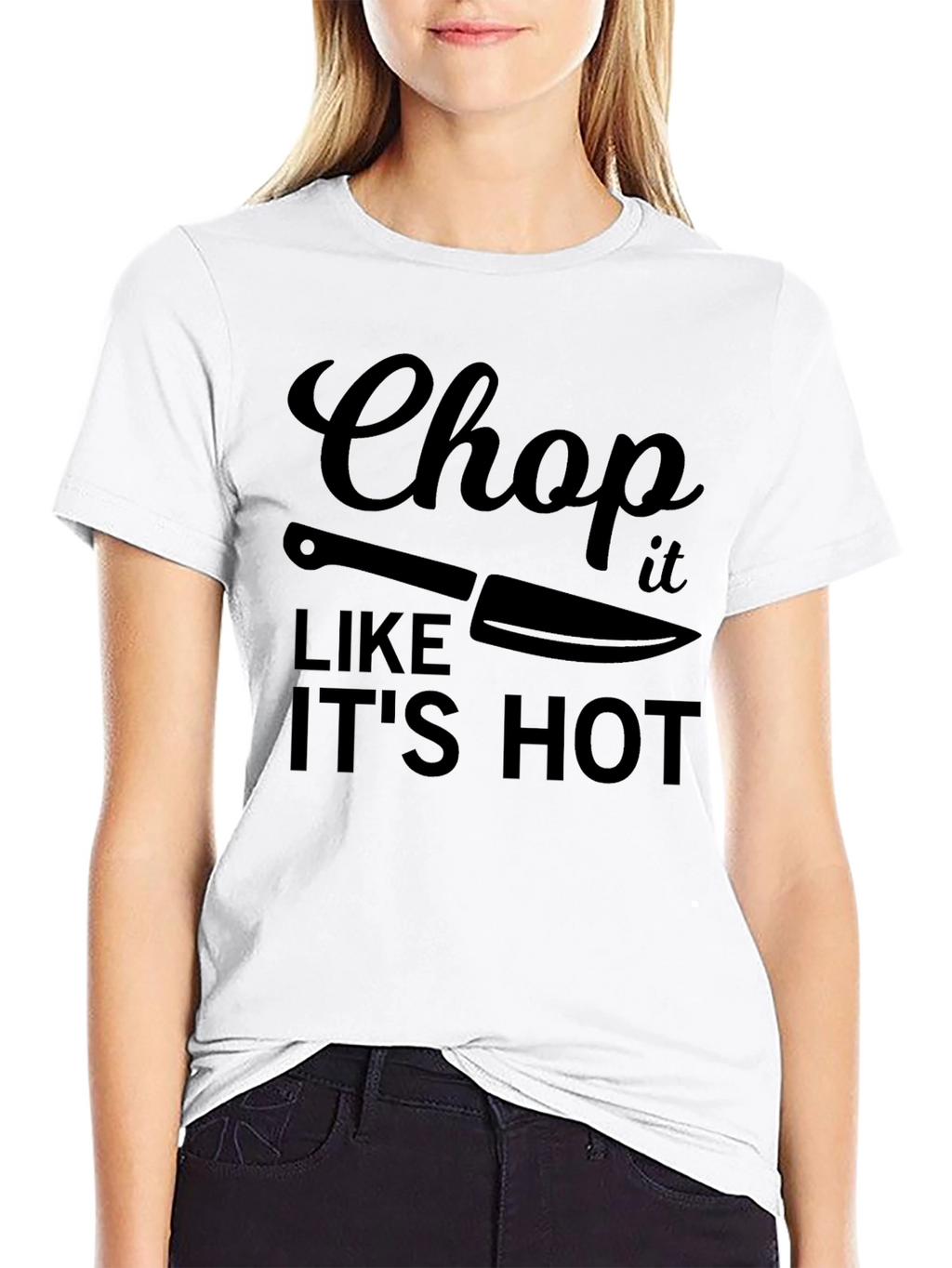 Chop It Like Its Hot Black T-Shirt