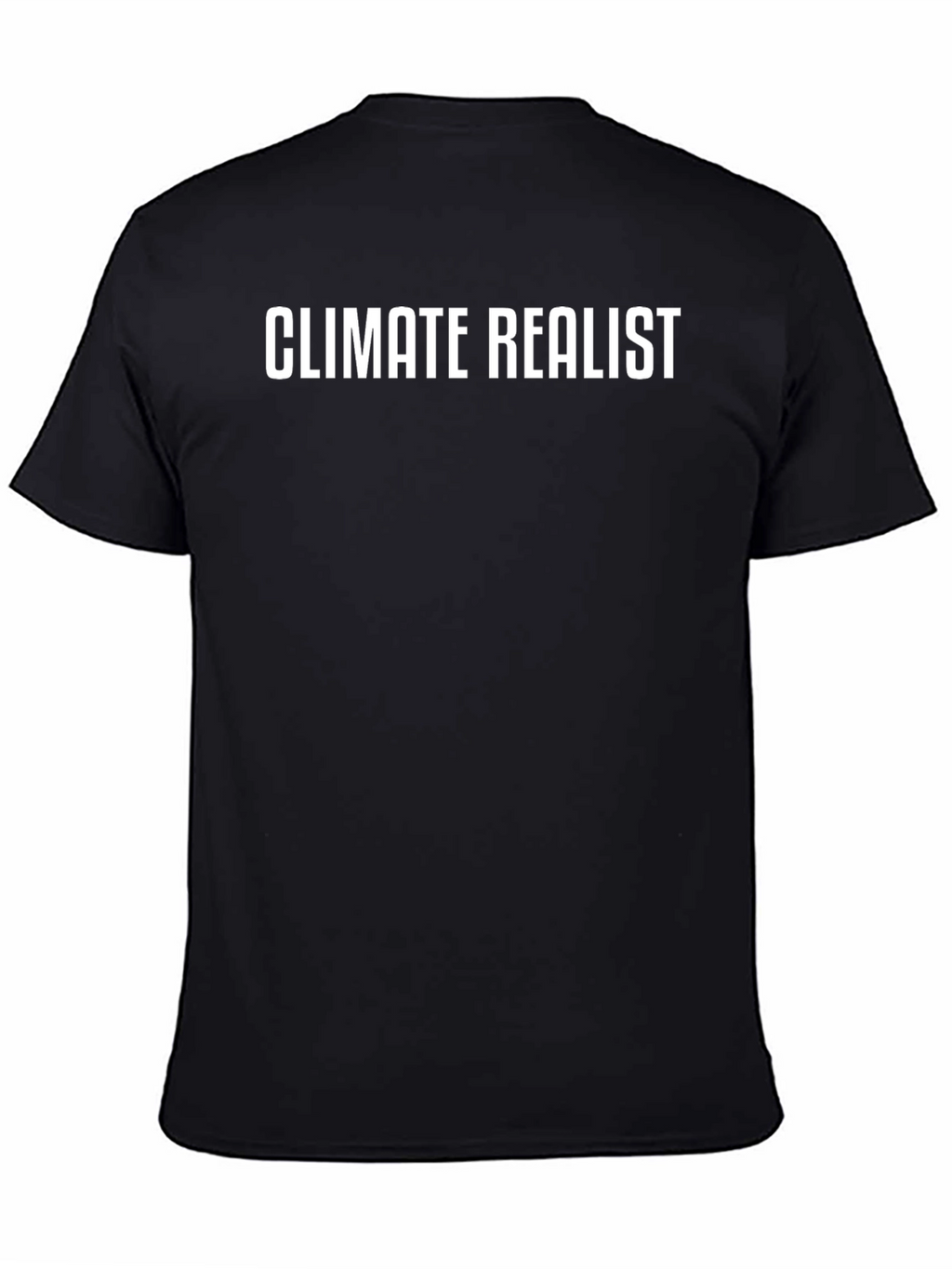 Climate Realist Black T-Shirt