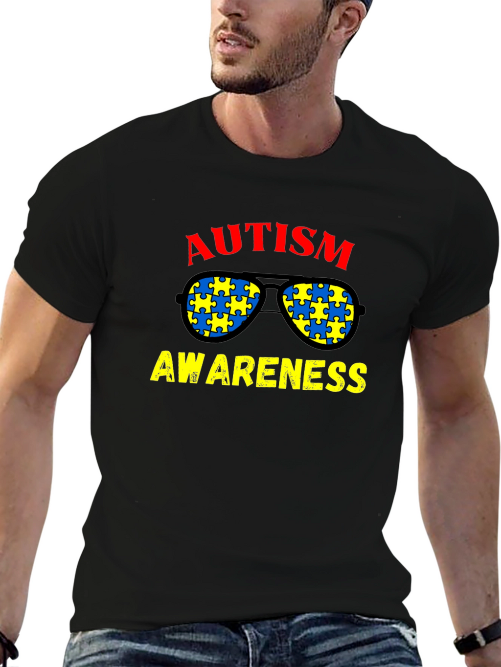 Autism Awareness Sunglasses T-Shirt