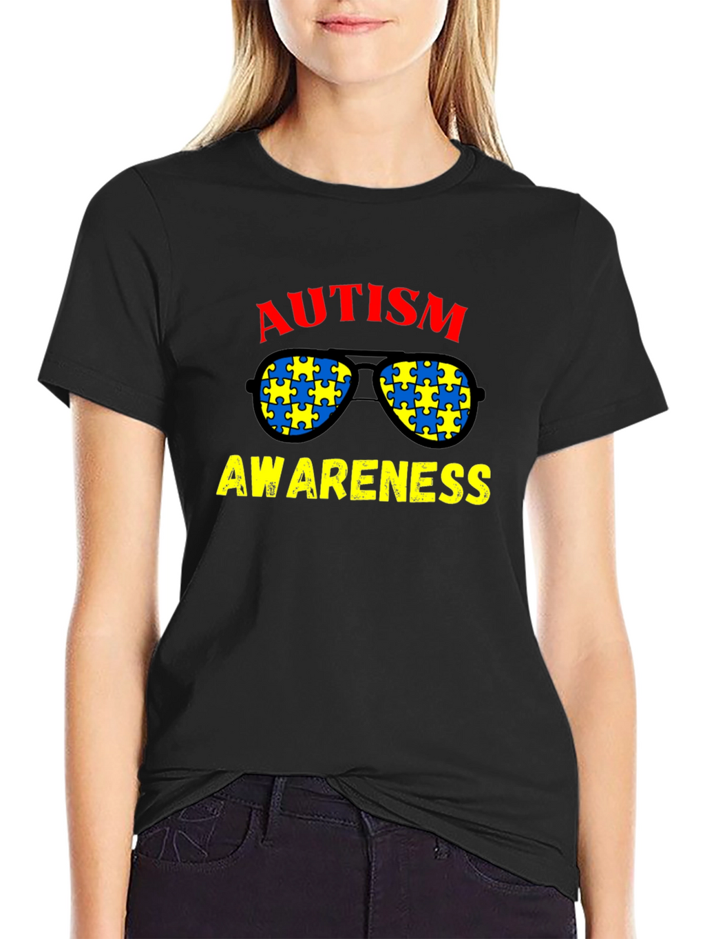 Autism Awareness Sunglasses T-Shirt