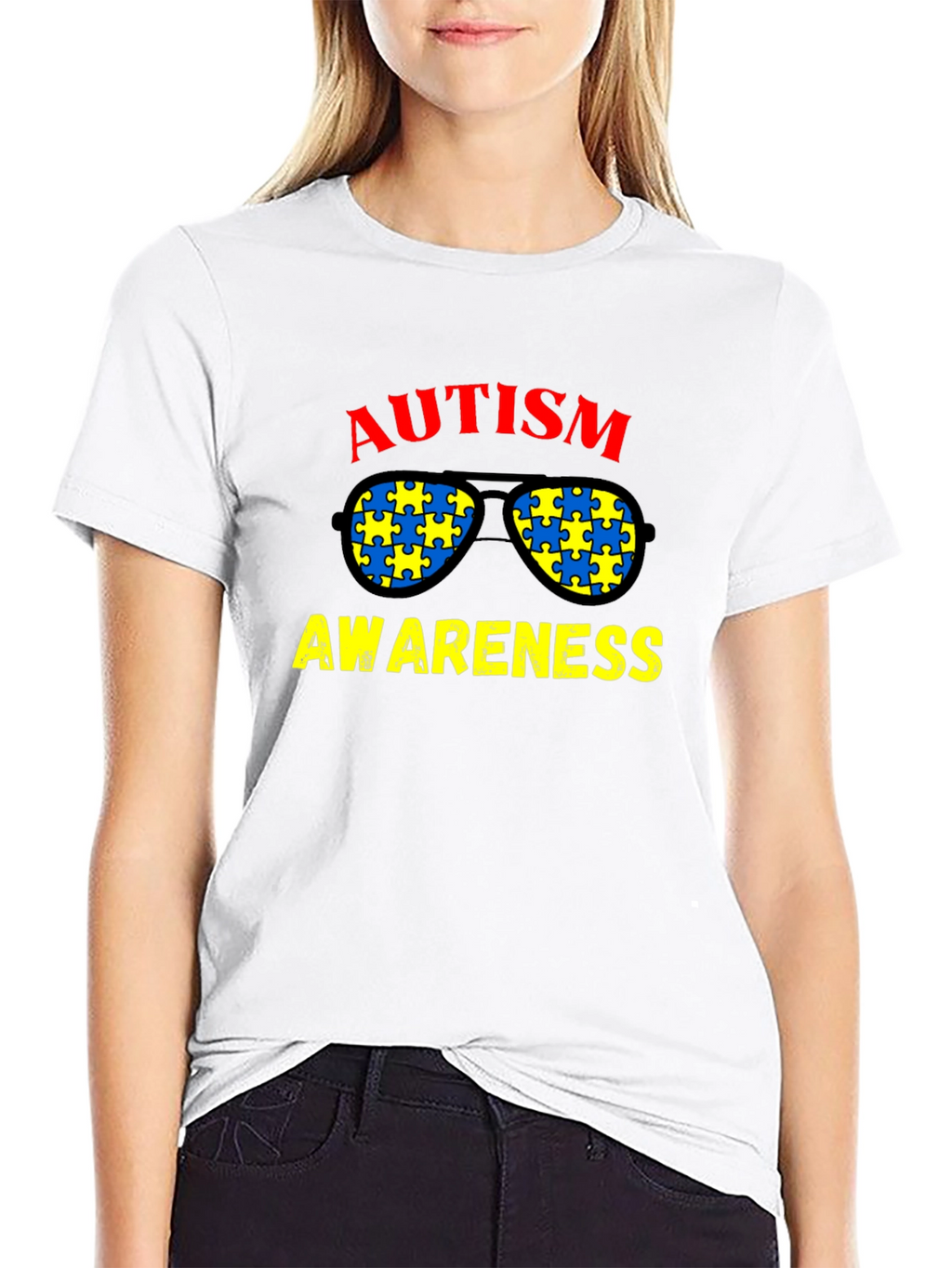 Autism Awareness Sunglasses T-Shirt