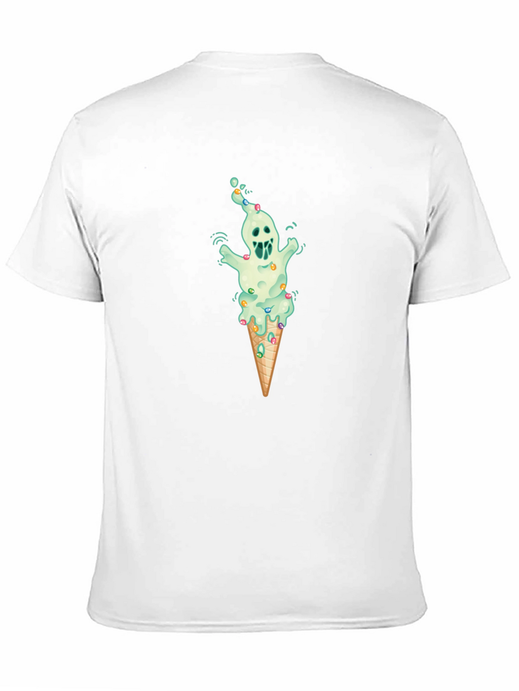 Ice Cream Ghost Graphic Tee