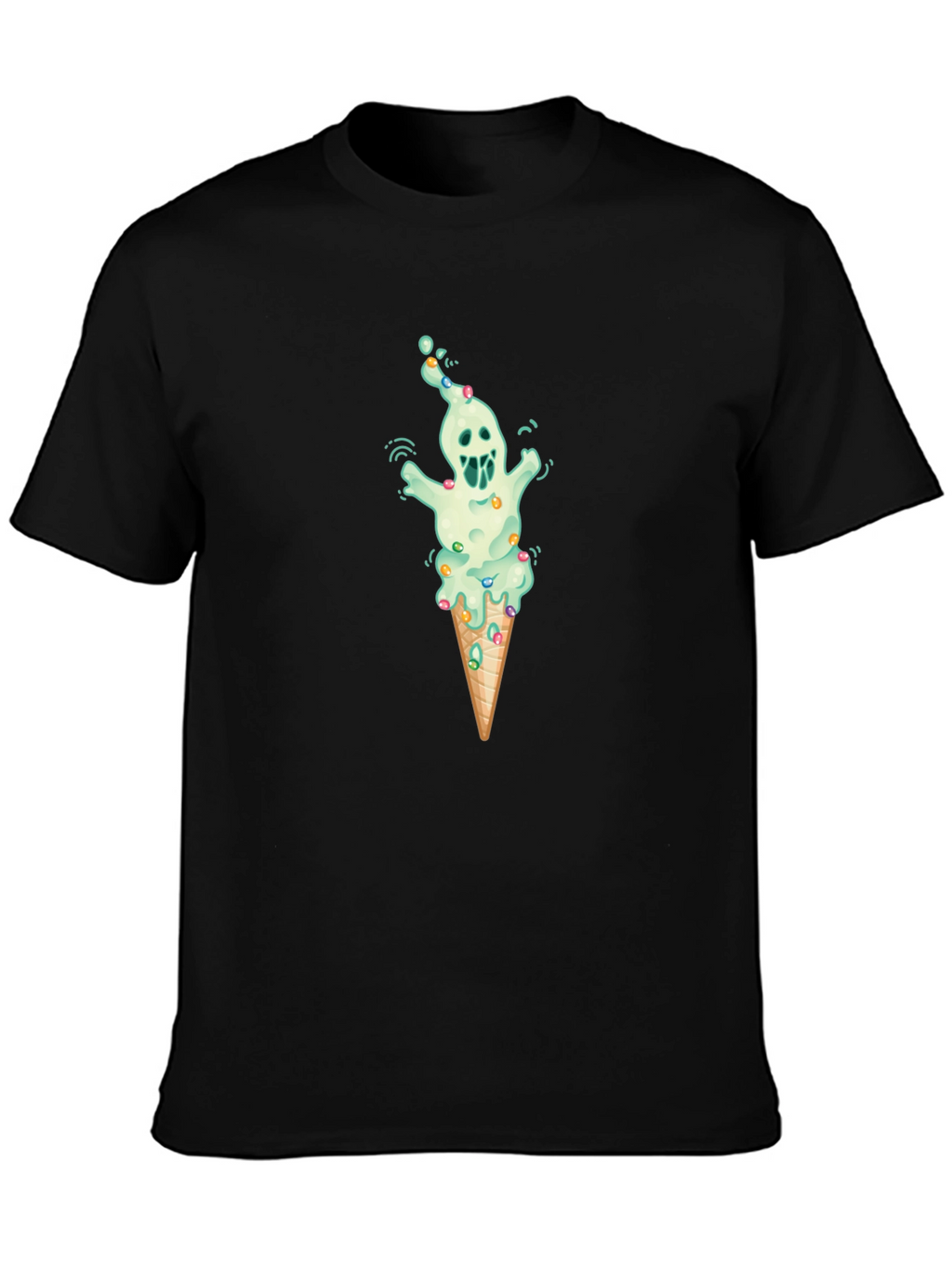 Ice Cream Ghost Graphic Tee