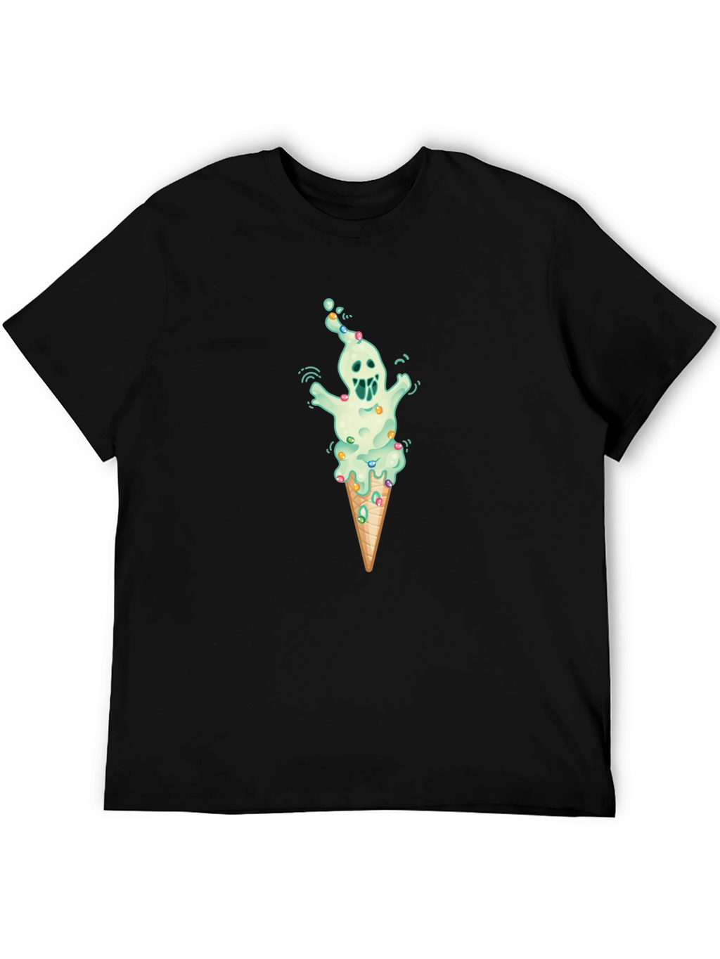 Ice Cream Ghost Graphic Tee
