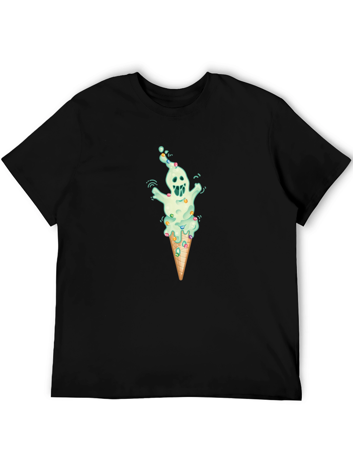 Ice Cream Ghost Graphic Tee