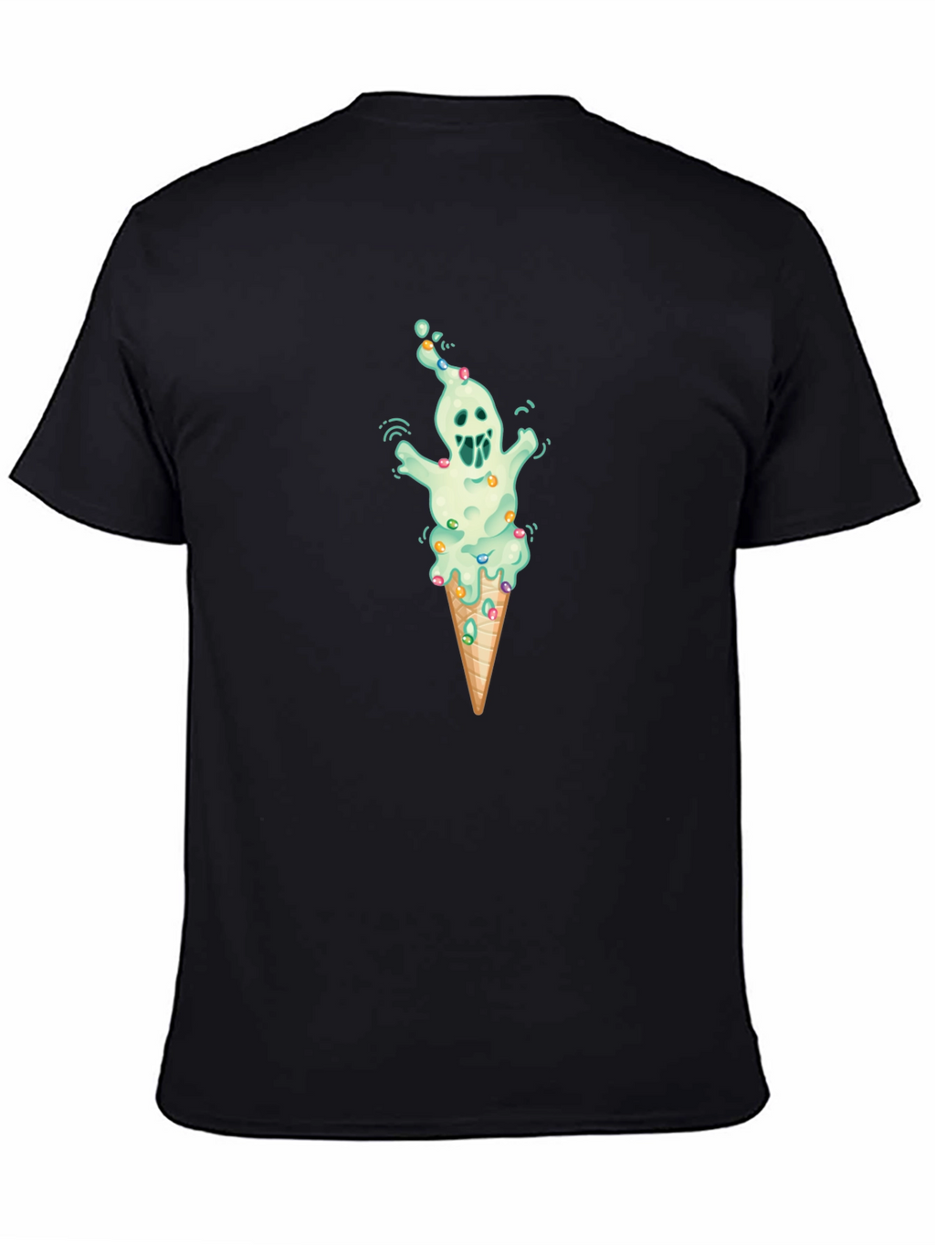 Ice Cream Ghost Graphic Tee