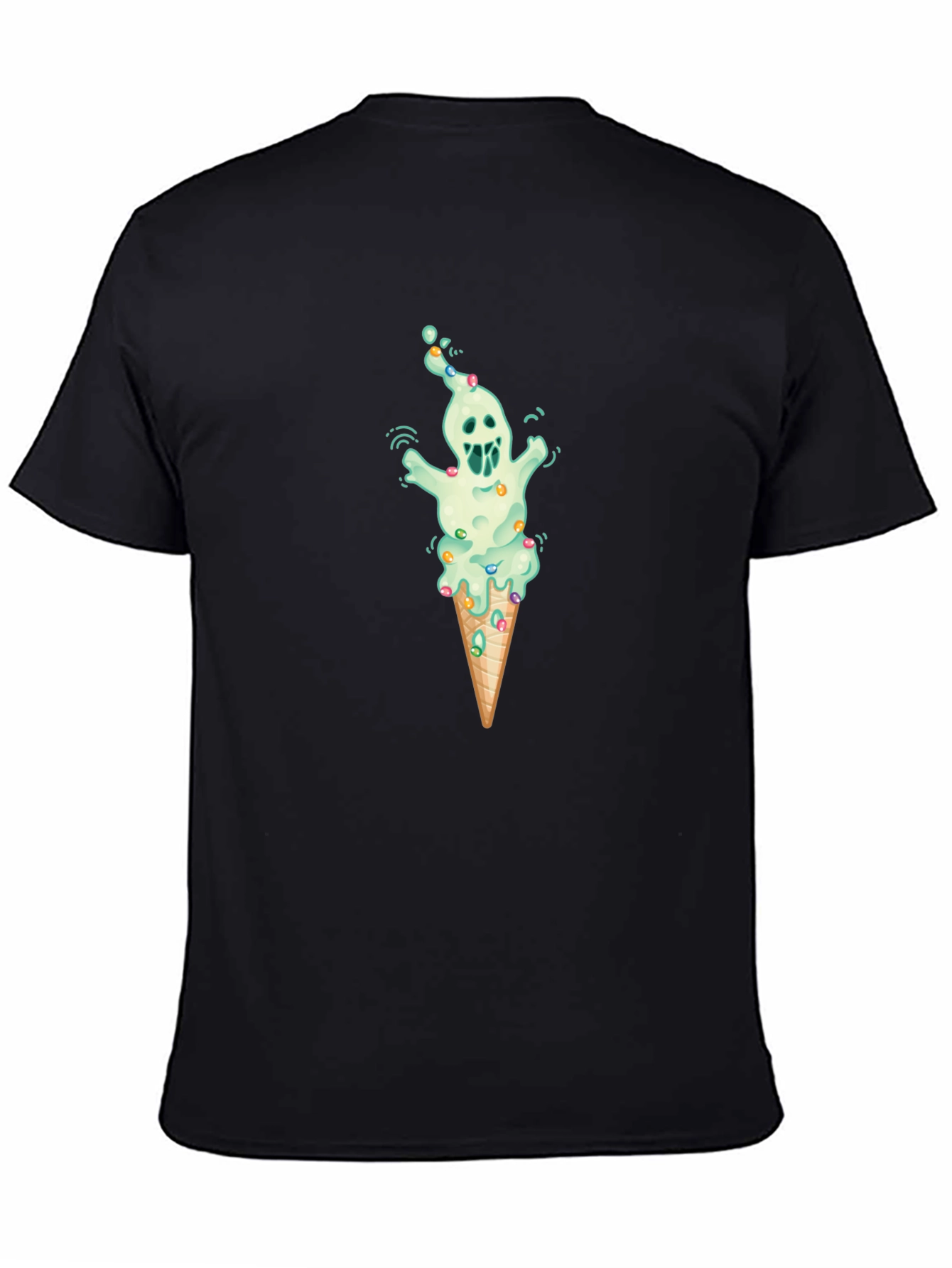 Ice Cream Ghost Graphic Tee