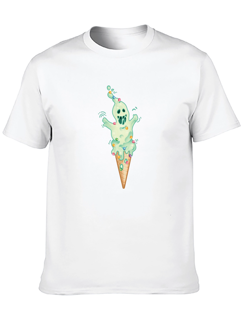 Ice Cream Ghost Graphic Tee