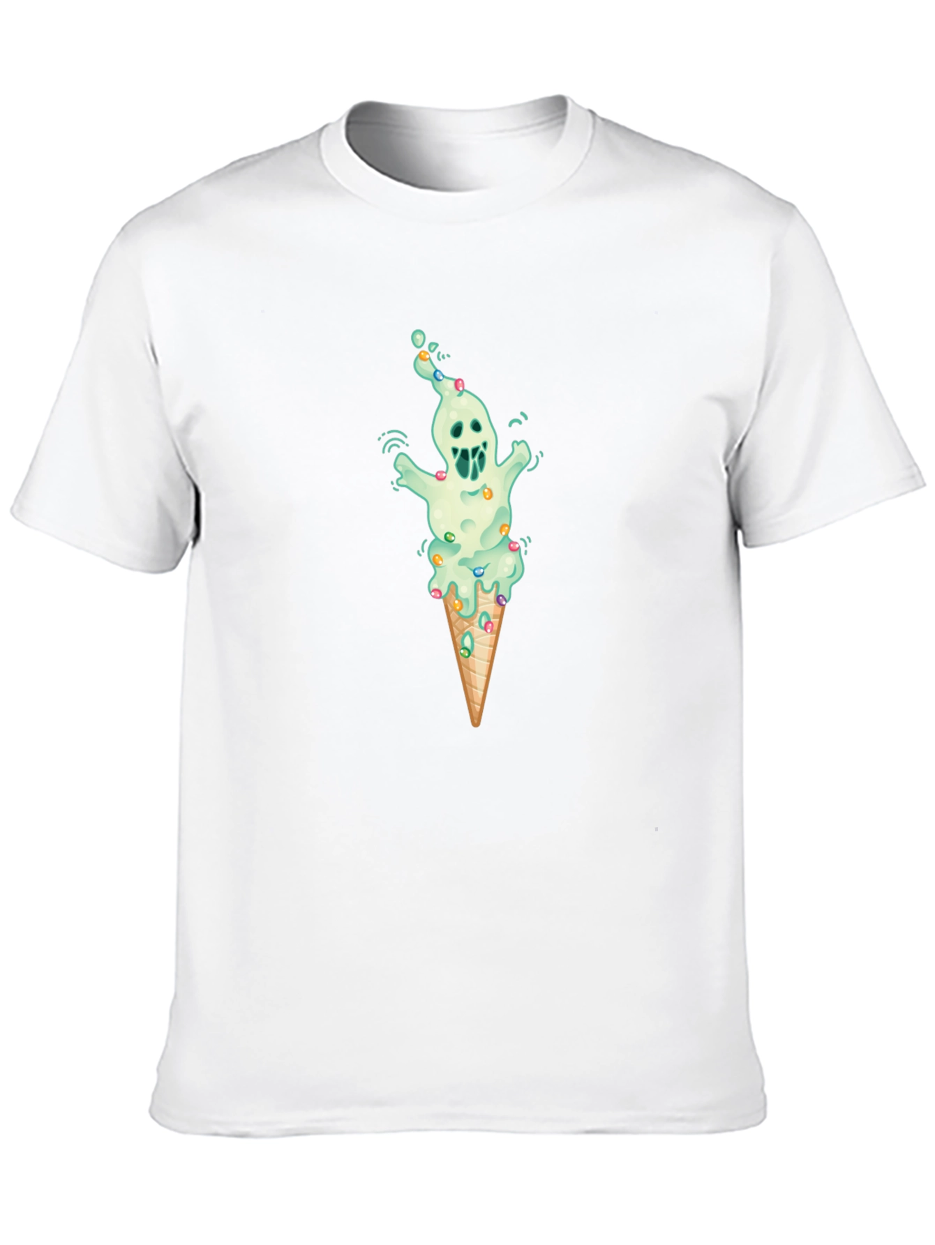 Ice Cream Ghost Graphic Tee