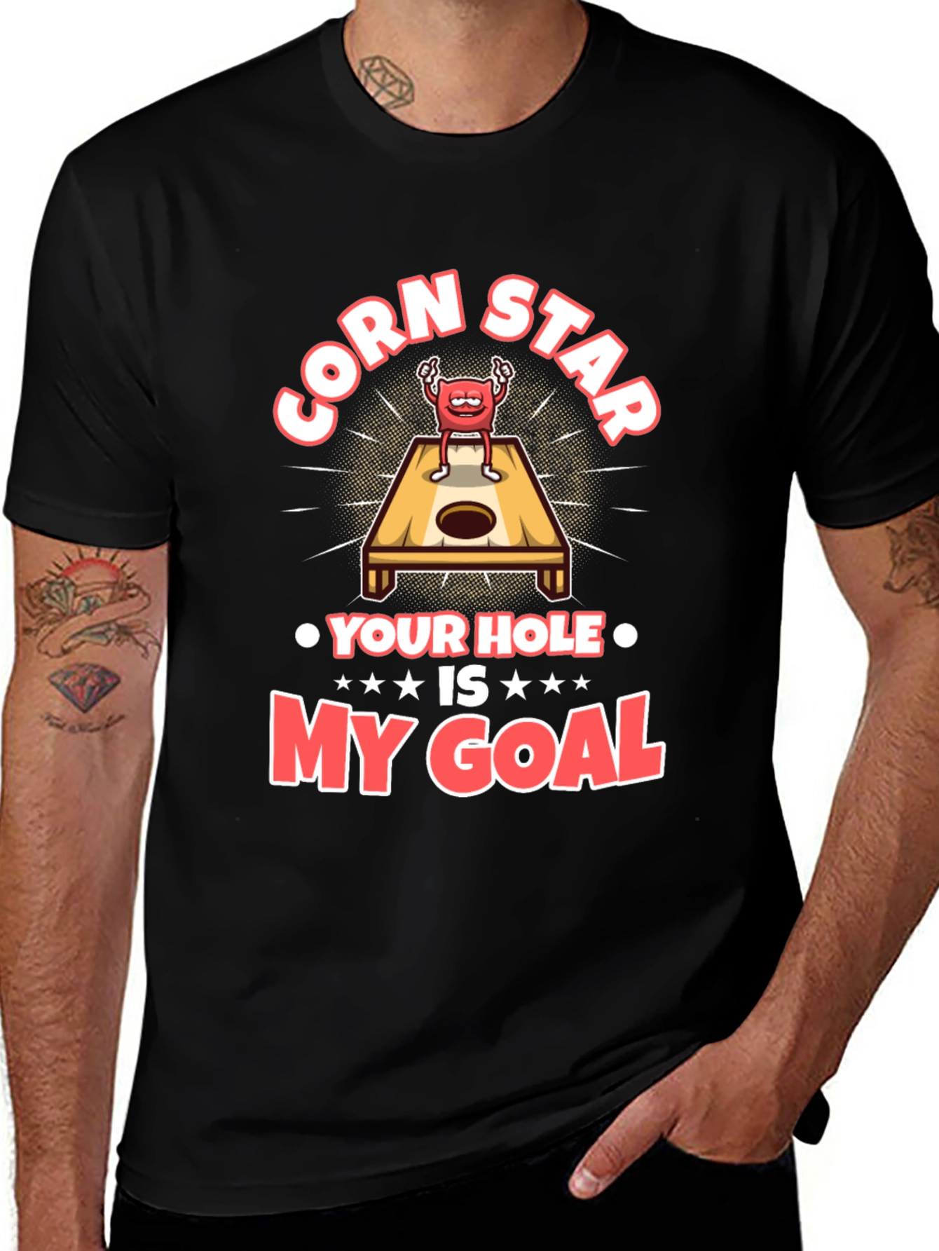 Corn Star Your Hole is My Goal T-Shirt