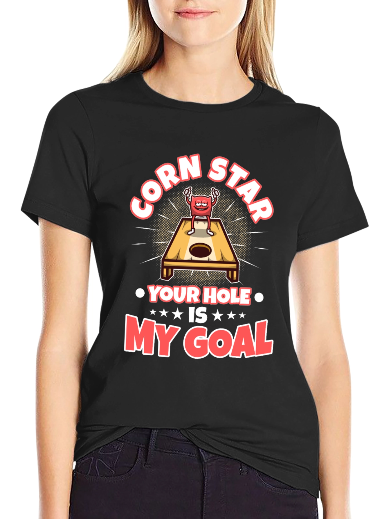Corn Star Your Hole is My Goal T-Shirt