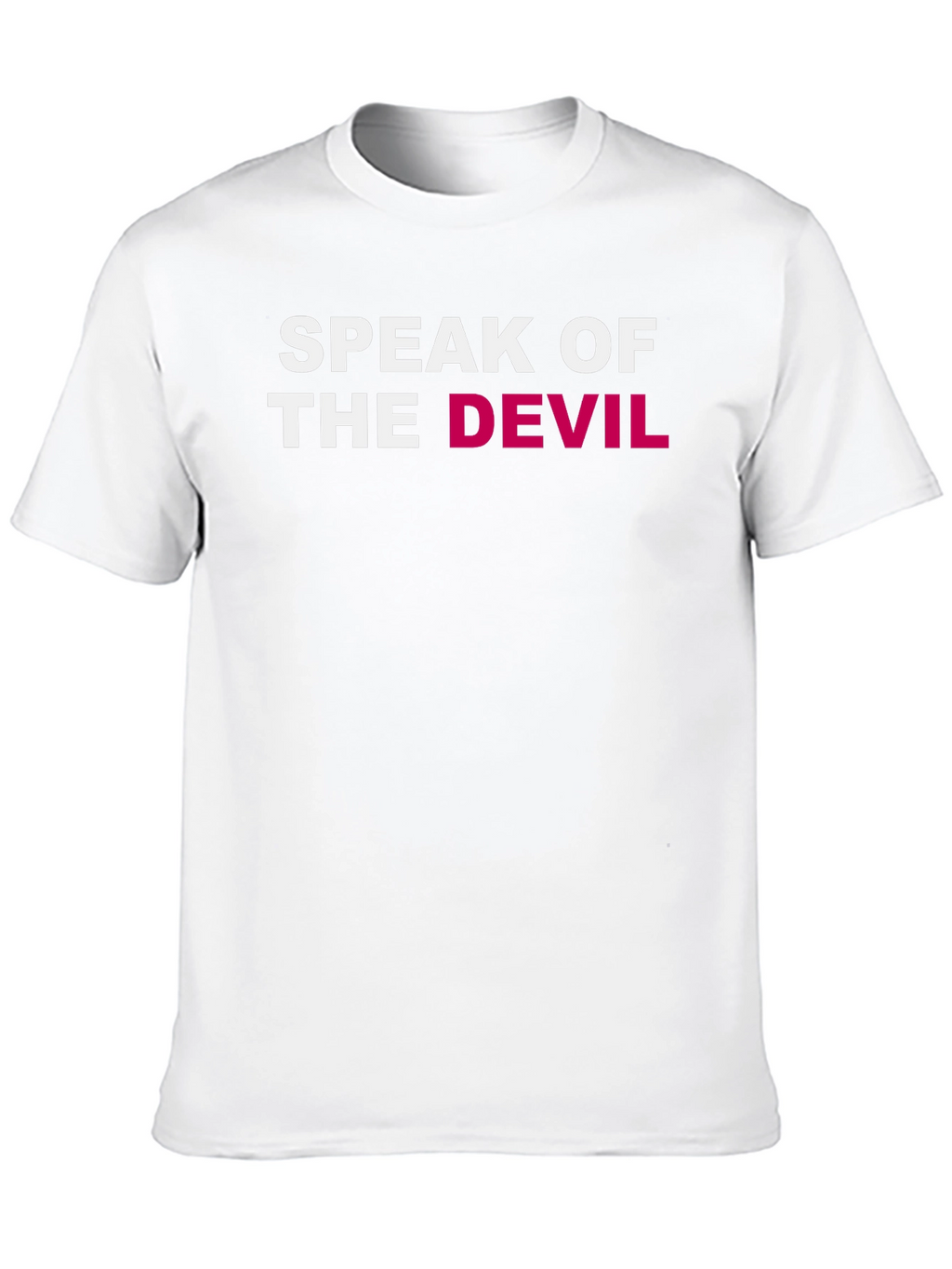 Speak of the Devil Graphic Tee - Black