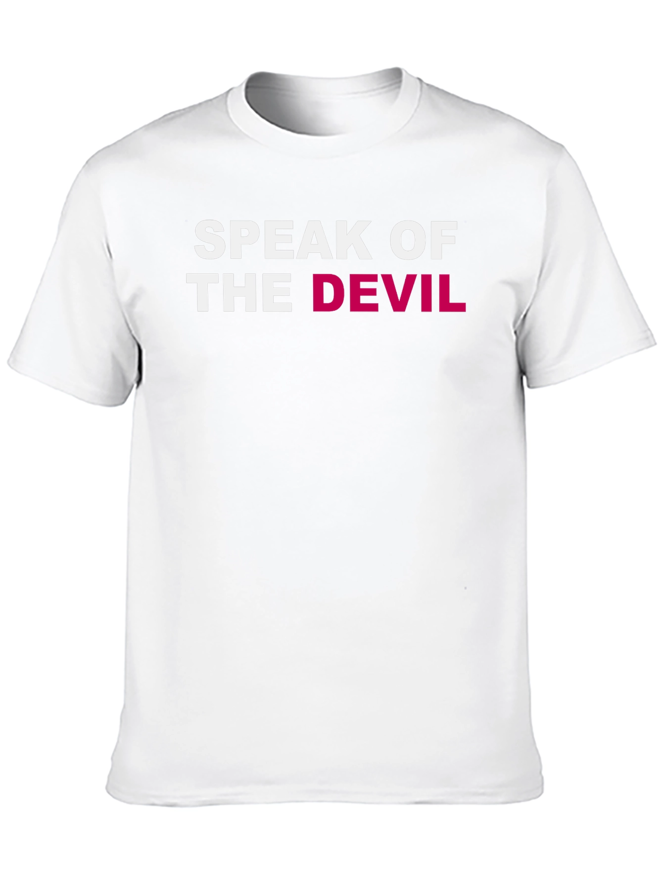 Speak of the Devil Graphic Tee - Black