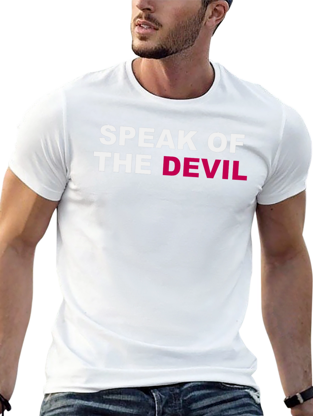 Speak of the Devil Graphic Tee - Black