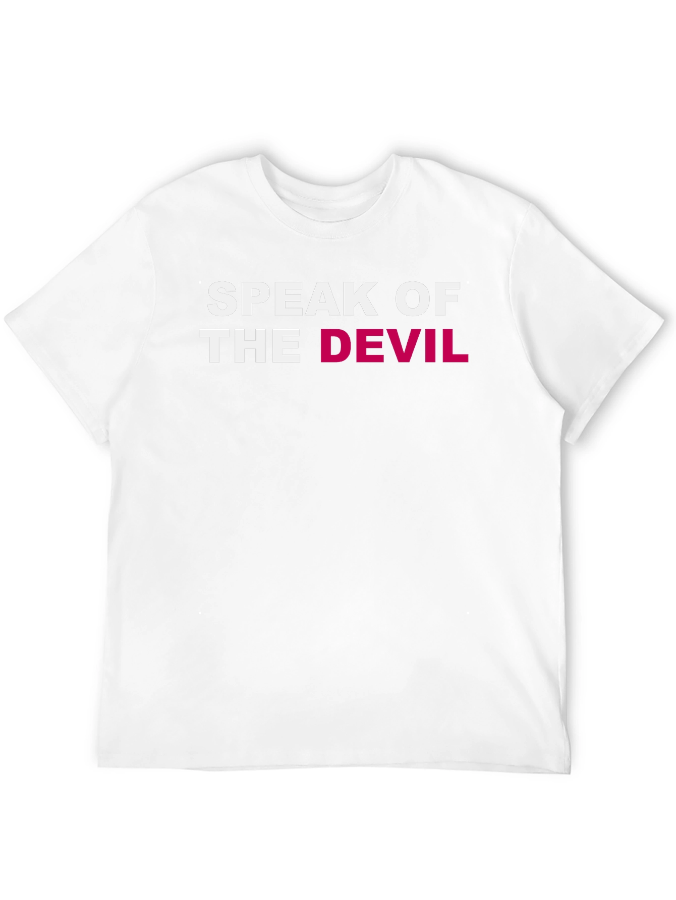 Speak of the Devil Graphic Tee - Black