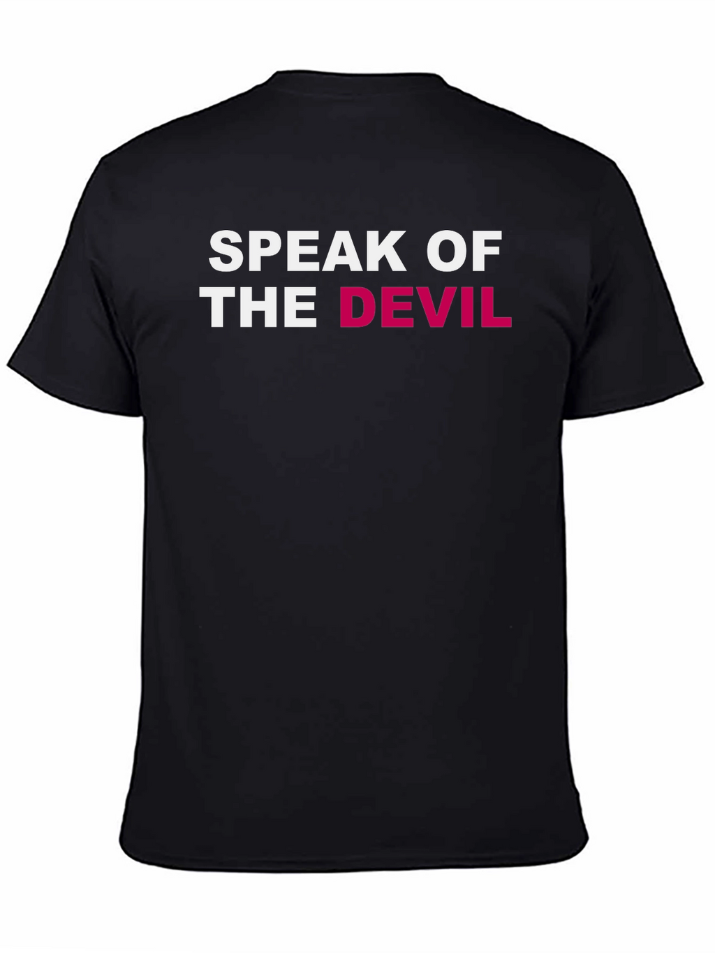 Speak of the Devil Graphic Tee - Black