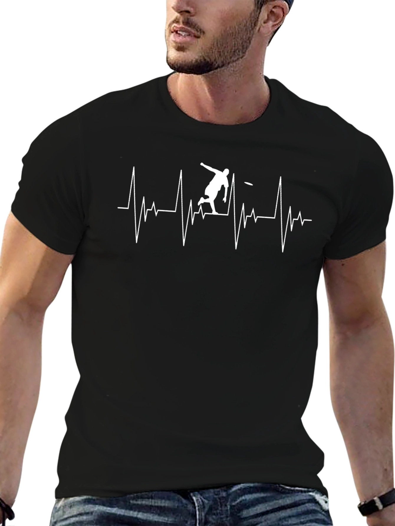 Disc Golf Heartbeat T-Shirt
