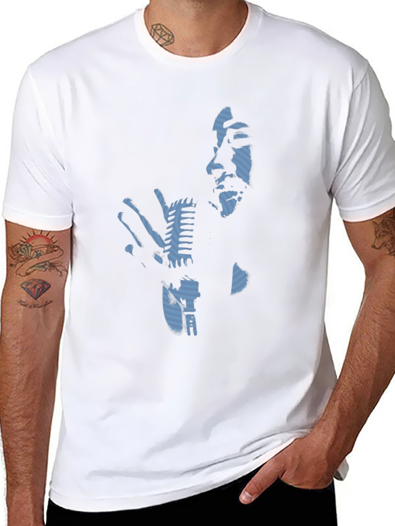 Retro Singer Graphic Black T-Shirt