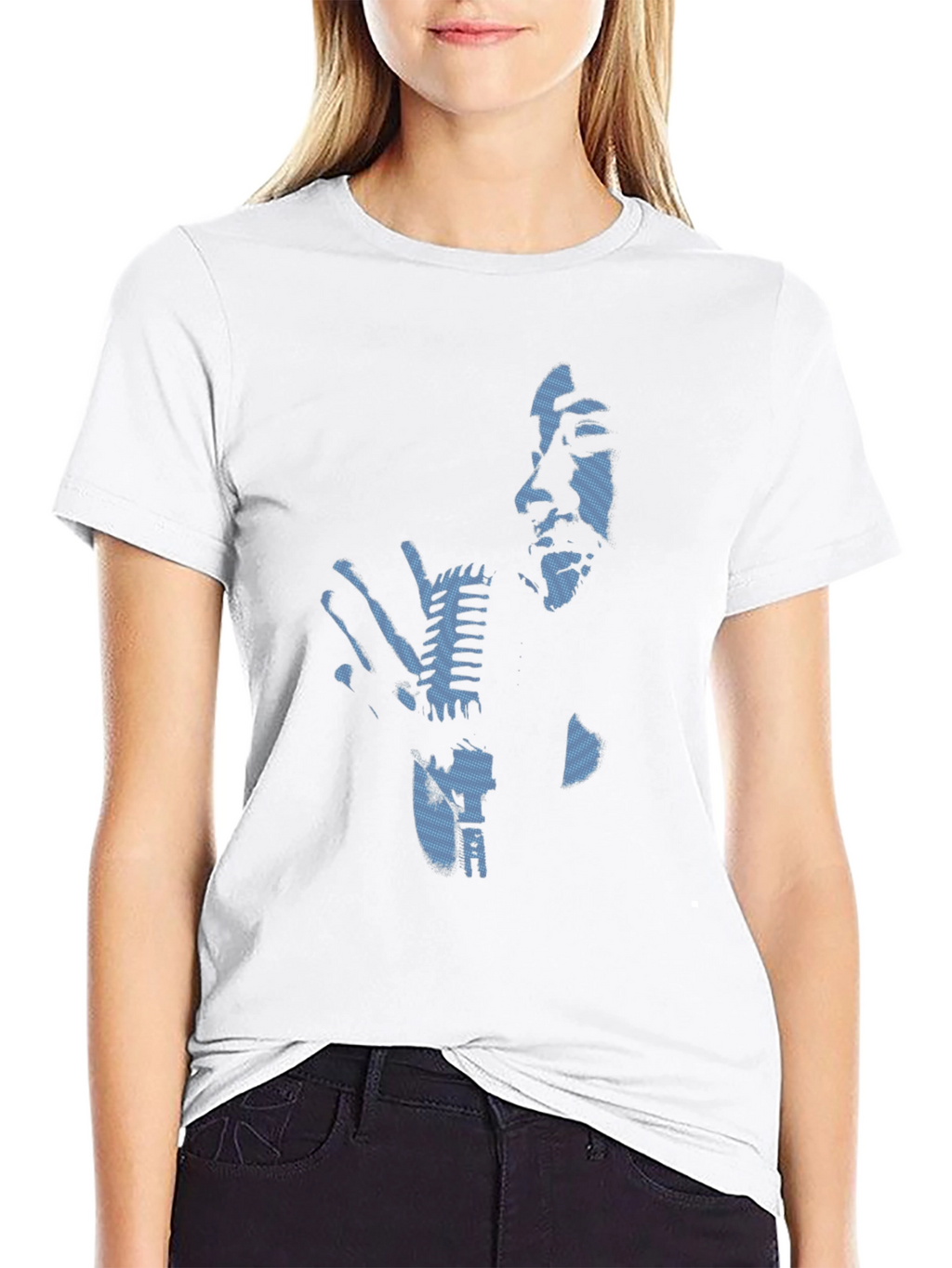 Retro Singer Graphic Black T-Shirt