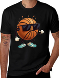 Cool Basketball Graphic T-Shirt
