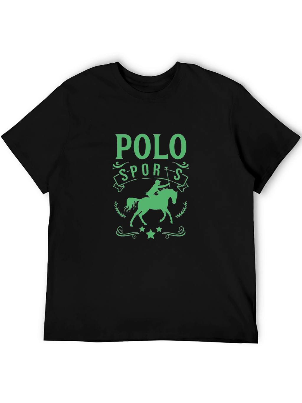 Polo Sports Graphic Tee - Equestrian Style