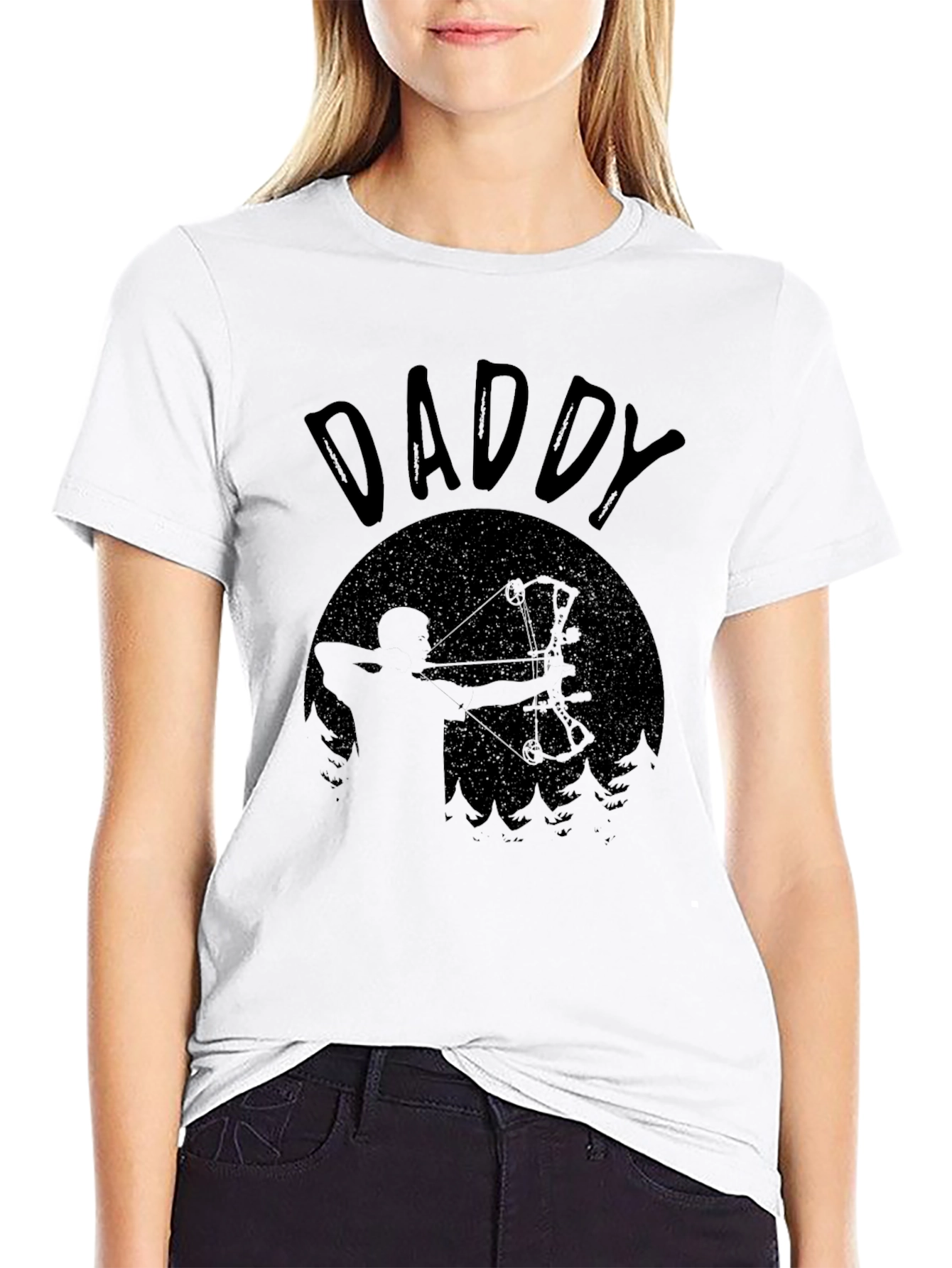Daddy Archery T-Shirt: Hunting Bow Hunter