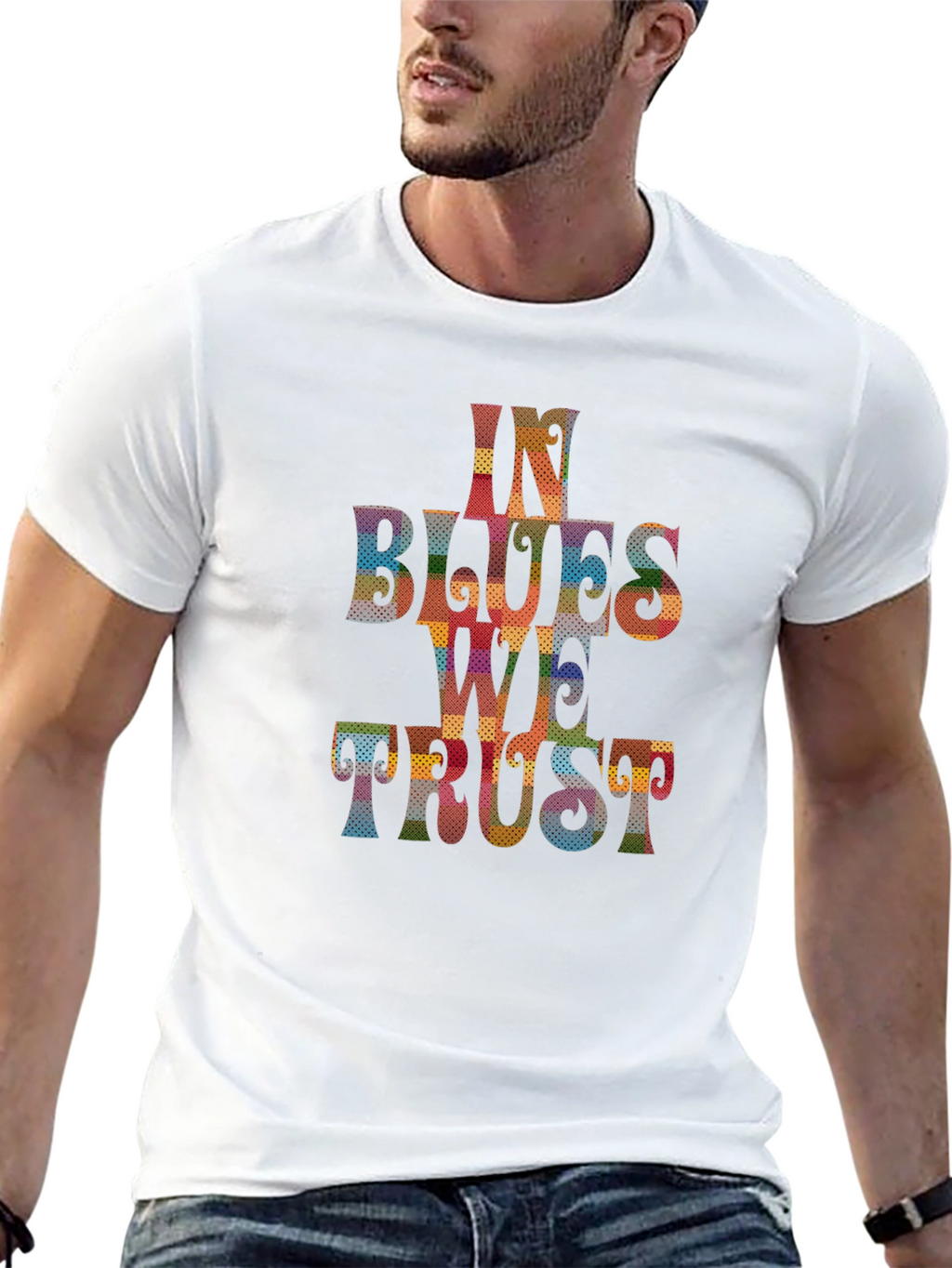 In Blues We Trust Graphic T-Shirt