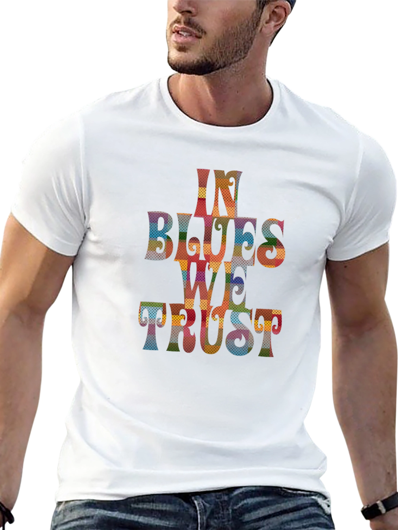 In Blues We Trust Graphic T-Shirt