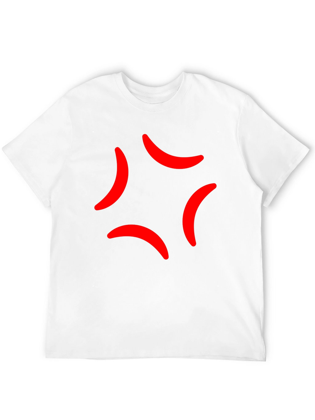 Anger Mark Emoji Black T-Shirt
