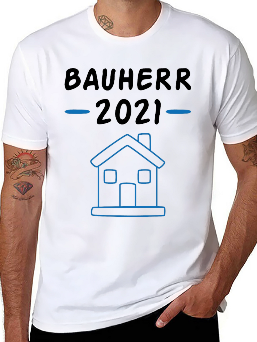 Bauherr 2021 Black Graphic Tee