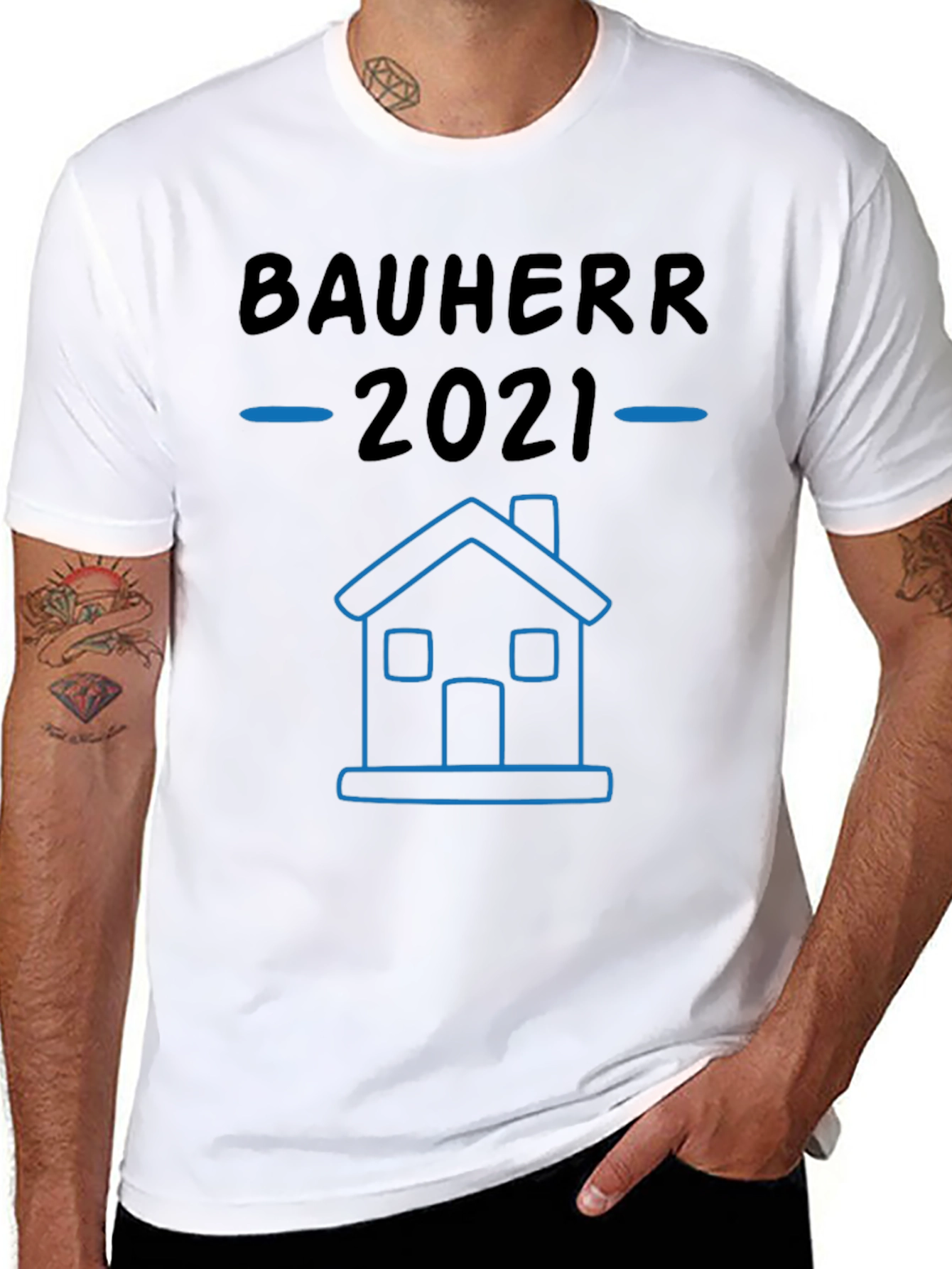 Bauherr 2021 Black Graphic Tee