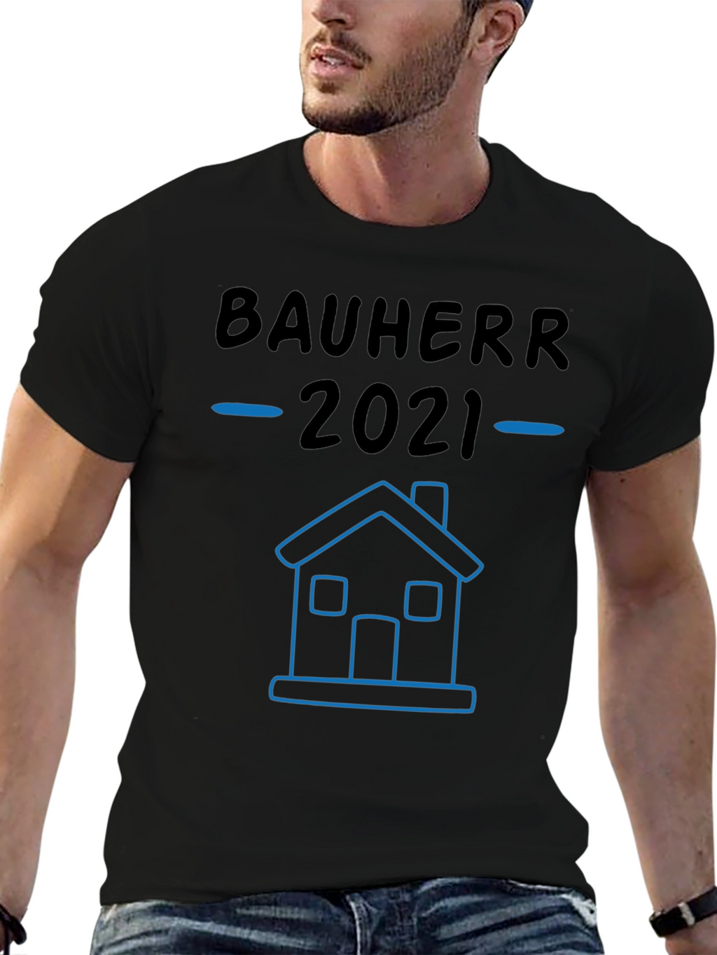 Bauherr 2021 Black Graphic Tee