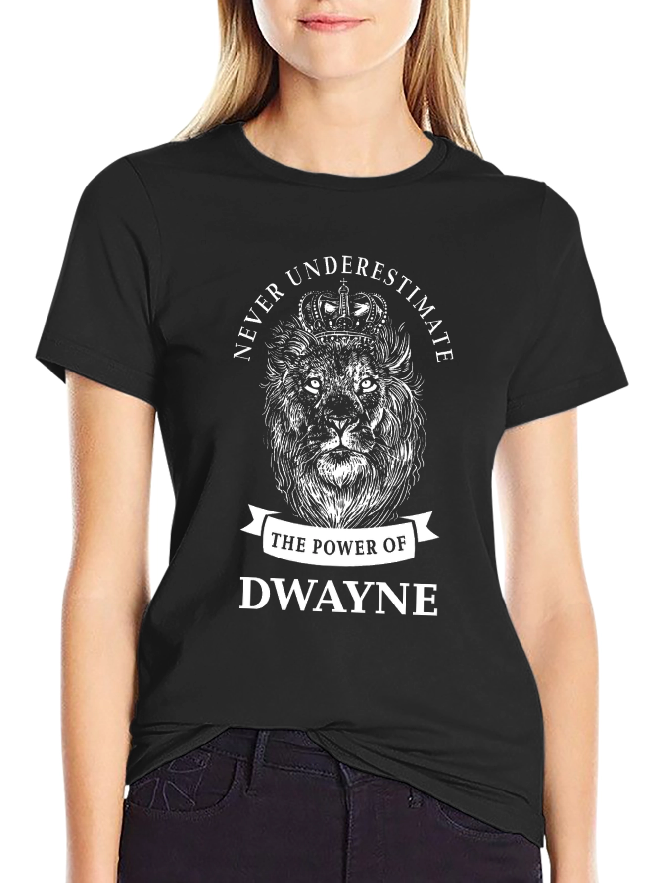 Dwayne Power Lion Graphic T-Shirt