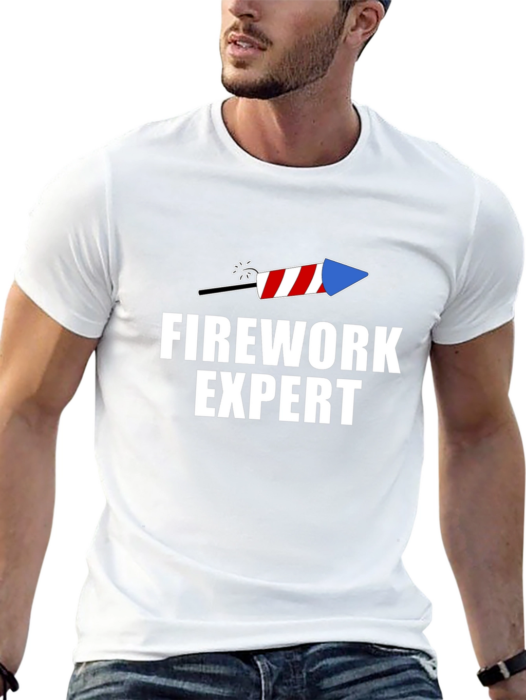 Firework Expert T-Shirt - Patriotic Tee